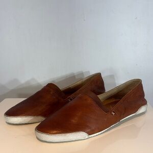 Frye Women's Melanie Slip On shoes in Brown size US7